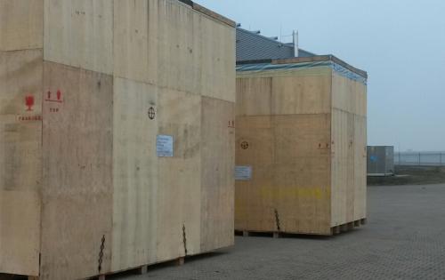Intertransport GRUBER Complete Shipment of Lathe Machines in Crates