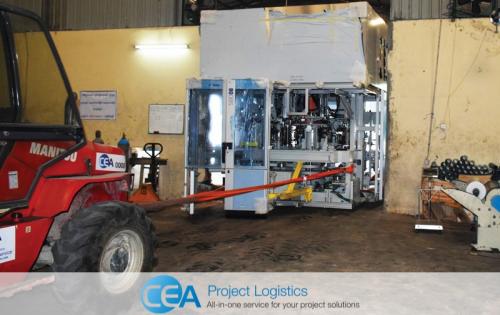 CEA Myanmar Handle Transport & Installation Project for Soft Drinks Factory