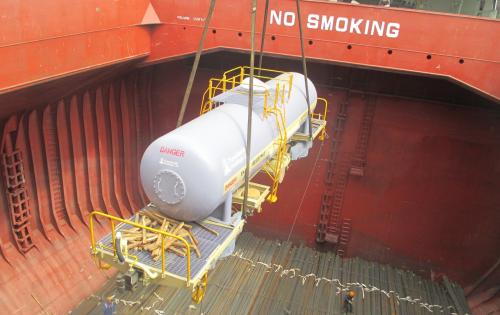Global Star Logistics Ship 90 Rail Tank Wagons from China to Namibia
