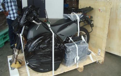 JS World Freight Distributor with Air Transport of Motorbikes to Kazakhstan