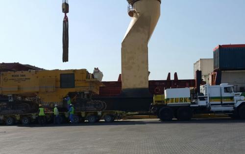 Turk Heavy Transport Receive Surface Miners in Bahrain
