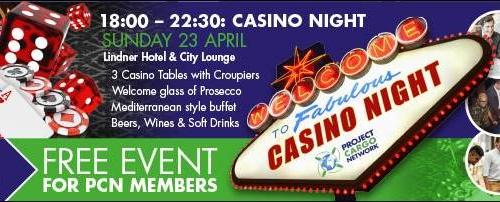 Project Cargo Network Casino Night on Sunday 23 April 2017