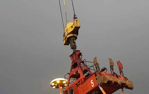Alpha Handle Shipment of Shore Crane from Italy to South Korea