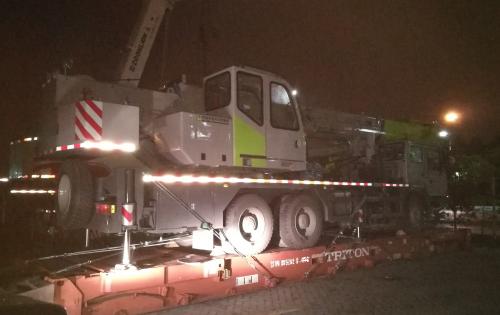 OLA Logistics Handle Oversized Transport of Truck Cranes