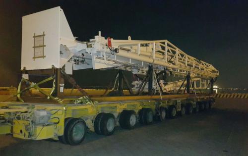 Turk Heavy Transport Successfully Move Marine Loading Arms
