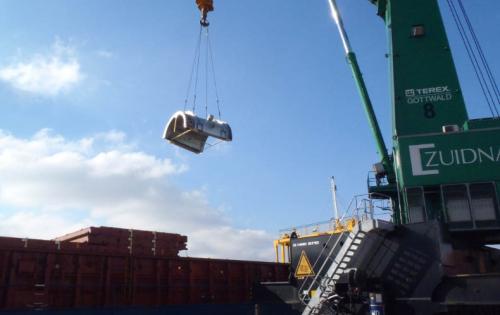 Europe Cargo Load MV. Rochefort at Antwerp Port