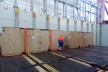 GRUBER Ships 4 Heavy Wooden Cases from Germany to India