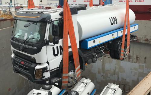Origin Logistics Work with Conveyor Logistics on UN Project