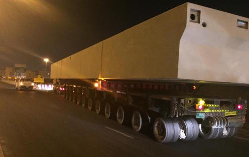 WSS UAE Handles Transportation of Precast Concrete Pontoons