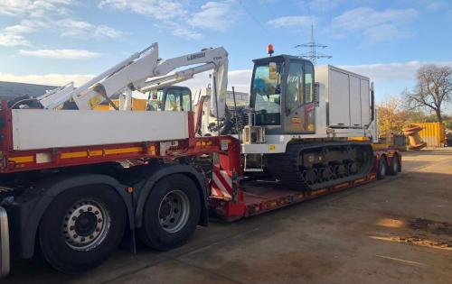 Livo Logistics with Transport of Construction Equipment