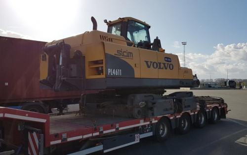 Livo Logistics with Another Shipment of Construction Machines