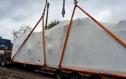 KGE Baltic Report Transport of Heavy Cold Module Unit