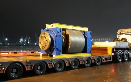 KGE Baltic with Transport of 2 Heavy Valves for Mining Industry