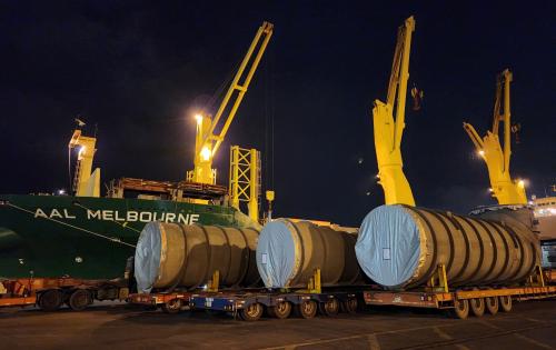 Cuchi Handle Project Shipment for Power Generating Station