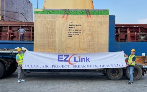 EZ Link Deliver Heavy Machinery by Vessel from Taiwan to Brazil