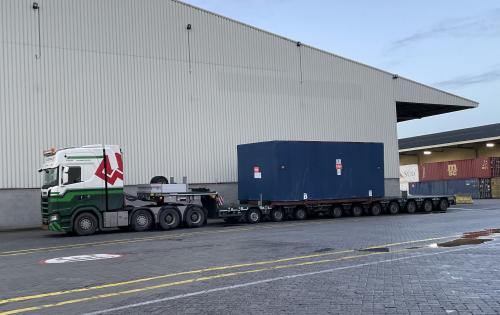Seabourne Forwarding & Westdijk Deliver Transformer to the UK