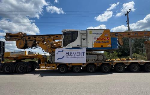 Element International Logistics Deliver Drilling Machines