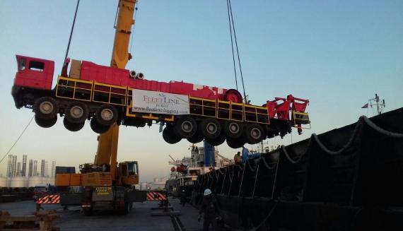 Fleet Line Shipping Services Report Movement of Complete Mobile Rig