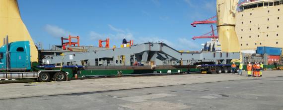 Project Shipping Deliver Long Conveyor Segments in Australia