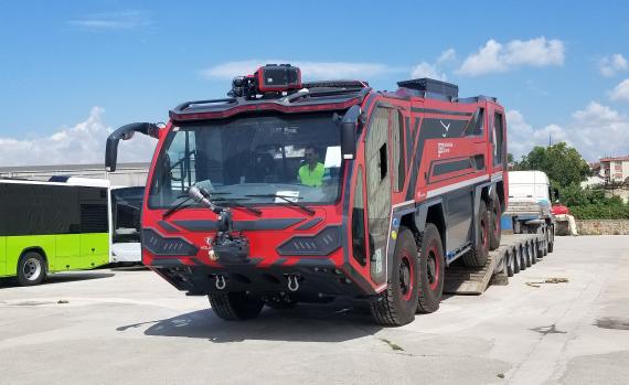 BATI Ships Fire Fighting Vehicles from Turkey to the Maldives