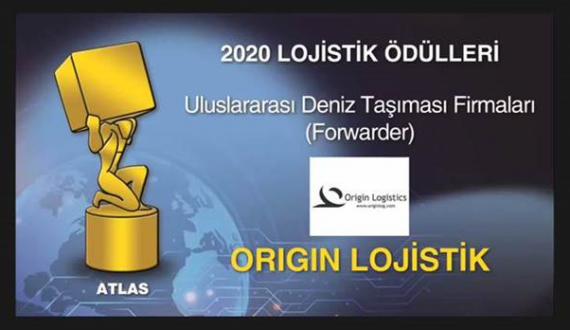 Origin Logistics Win at Turkey's Atlas Logistics Awards 2020
