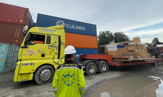 VN Projects Handle Safe & Secure Delivery of Oversized Unit