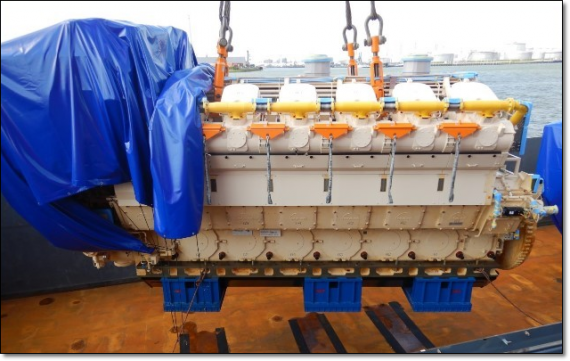 CargoCrew International Transport Engines Through Baltic Sea