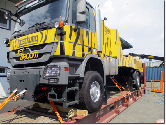 TransOcean Hungary Deliver Jetbroom to Tianjin