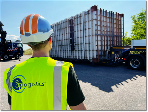 3p Logistics Arrange Multimodal Transport of Filter to Belgium