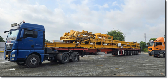 Cuchi Shipping Transport Riser Catwalk to Louisiana