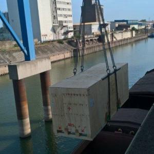 GRUBER Logistics Deliver by Barge in Germany